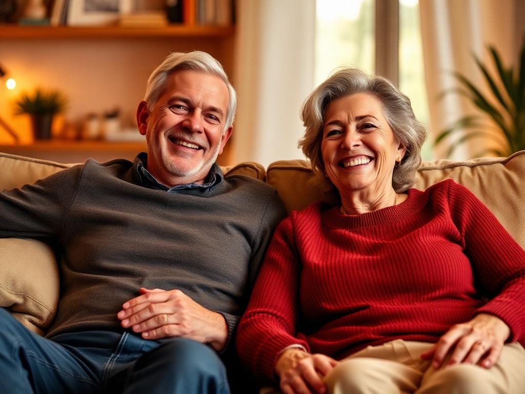 Happy couple enjoying life after using David Jeremiah CBD Gummies